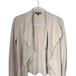 Premise Women's Sz S Beige Long Sleeve Open Front Layered Cardigan Sweater Photo 1