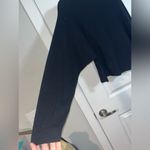 Free Press Clothing Bat Winged Clinging Ribbed Black TurtleNeck Sweater Size S Photo 3