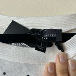 The Limited NWT  Large White Polka Dot Butterfly Lace Contrast Trim Sweater Top Photo 4