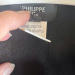 Philippe Adec Paris Womens Black Vneck Sweater Size Large Silk Cashmere Blend Black Photo 2