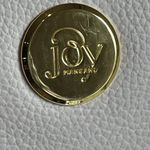 JOY Mangano Smart Chic pebbled Leather Double Decker Tote Taupe Purse Handbag Photo 1