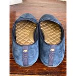 Birdies  The Starling Suede Loafer Flat Shoes Women Size 9.5 Navy Blue Photo 3