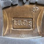 Taos Factor Quilted Leather Combat Boots Chocolate Brown Photo 10