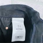 MOTHER High Waisted Looker Jeans in Not Guilty Wash Size 31 Black Photo 10