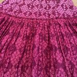 Coldwater Creek  Pink Ombré Tiered Lined Broomstick Cotton Elasticated Waist M Photo 2