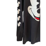 Disney Mickey Mouse T Shirt Unisex XL Black White Long Sleeve Crew Neck Logo NEW Photo 3