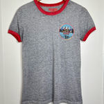 Stranger Things  Ringer T Shirt Women’s Large RUNS SMALL Manufacturer Defect Photo 0