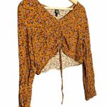 Wild Fable Orange Super Cropped Top S Photo 1