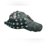 CC Exclusives Denim Strapback Cap Women One Size US Flag Broken Photo 3