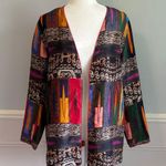 ETRO Reversible Silk Jacket Ethnic Tribal Floral XXL Neiman Marcus NEW $1005 Pink Photo 3