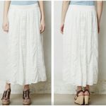 Anthropologie Women’s  Maeve Boho Cottagecore Crochet Cotton Maxi Skirt S… Photo 1
