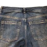 We The Free Maggie Mid Rise Straight Leg Jeans Sz. 26 Frayed Raw Hem Boho Fest Photo 5