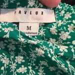 FAVLUX  Green Floral Print Wrap Detail  Shorts Photo 1