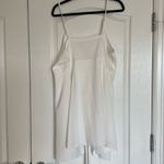 White Wrap Mini Dress Photo 3