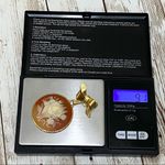 Vintage Unsigned Flower Cameo Brooch Pin Photo 8