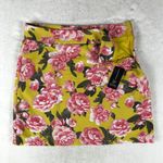 INC Spring Floral Romance Knit Mini Skirt NWT Size 14 Photo 3