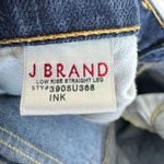 J Brand J. Brand Dark Wash Low Rise Straight Leg Cotton Stretch Jeans Size 30 Photo 5