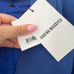 NWT SABINA MUSAYEV Giarda Tailored Blazer Dress Blue Sz M Size M Photo 6