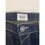 Hudson Jeans Hudson Dark Blue Wash Button Fly Raw Hem Denim Jean Shorts EUC Sz 26 Midrise Photo 1