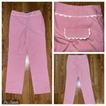 Willi Smith Darling Vintage Y2K  Seersucker Pants with Scallop Detail! Photo 1