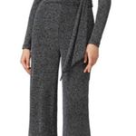 Jonathan Simkhai Gunmetal Black Glitter Jumpsuit Size 16 MSRP 645.00 Black Photo 0