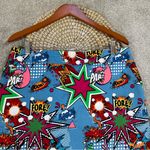 Royal & Awesome Women’s Partoon Ladies Mini Skort Skirt High Rise Multicolor 12 Blue Photo 3