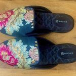 Birdies  Phoebe Floral Jacquard Mule Slip On Shoes Photo 0