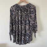 Westport  Women's Navy Paisley Blouse Photo 3