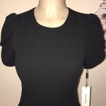Calvin Klein NWT  Black Midi Tulip Sleeve Dress Photo 5