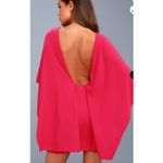 Lulus Dress Womens Medium Best is Yet to Come Fuchsia Pink Backless Mini Photo 3