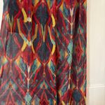 Alice + Olivia  Miabella Maxi Skirt Sheer Flowy Wrap Tribal Multi Colored Size XS Photo 10