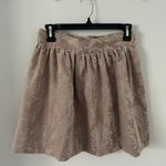 Suede Skirt Tan Size 4 Photo 0