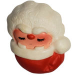 Hallmark  Christmas Jolly Santa Eyes Closed Brooch Vtg 2" Pin Unsigned Photo 0