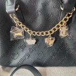 Juicy Couture  NWT Not Your Babe Satchel Black Gold Chain‎ Purse Bag Charms Photo 1