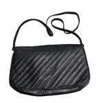 PANTERA Women’s Crossbody‎ Handbag Purse Tote Quilted Black 8X2X12.5 Black Photo 1