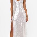 Show Me Your Mumu Anderson Maxi Dress Ivory Shimmery Sequins XS NWT Photo 5