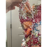 AQUA Women's  Multicolor Sequined Top Size S Photo 6