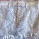 Miss Sixty  Denim Skirt with Blue Lace Overlay Photo 2
