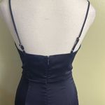 NBD  Shelby Gown in Navy Blue front slit maxi Dress size XS Photo 12