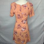 Abound NWT |  Women’s Orange Florals‎ Mini Dress Photo 3