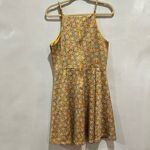 Copper Key Copper‎ Key Womens Yellow Dress XL Floral Sleeveless Back Zipper Photo 4
