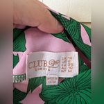 Club L London Long Green & Pink Maxi Dress Photo 1