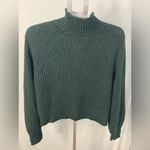 American Eagle  Mockneck Green Knit‎ Sweater size small Photo 5