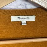 Madewell  Mustard long sweater Cardigan wool blend‎ women’s size small Photo 1