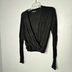 Michael Lauren  black wrap top size XS Photo 1