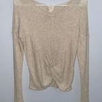 dressy long sleeve knot top Photo 0