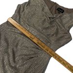 Connected Apparel Womens Brown Metallic Cap Sleeve Maxi Evening Sheath Dress 12P Photo 10