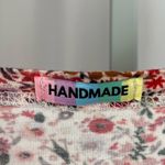 Handmade  Large Floral Square Neck Puff Sleeve Retro Boho Cottagecore Crop Top Photo 5