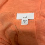 J Jill Women Tunic Top XL Orange Slub Knit Tee Minimal Resort Coastal Beachy Photo 1