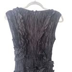 SAINT ART Willa‎ Ruffled Maxi Dress Black Small Photo 3
